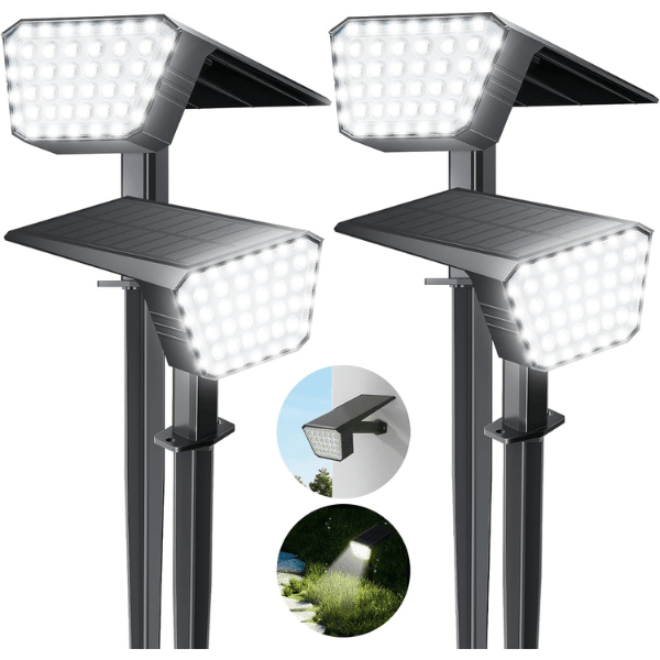 Thumbnail FIFlying Solarlampen, 4 Stück 7000K Solarstrahler für Außen für 19,19€ (statt 40€)