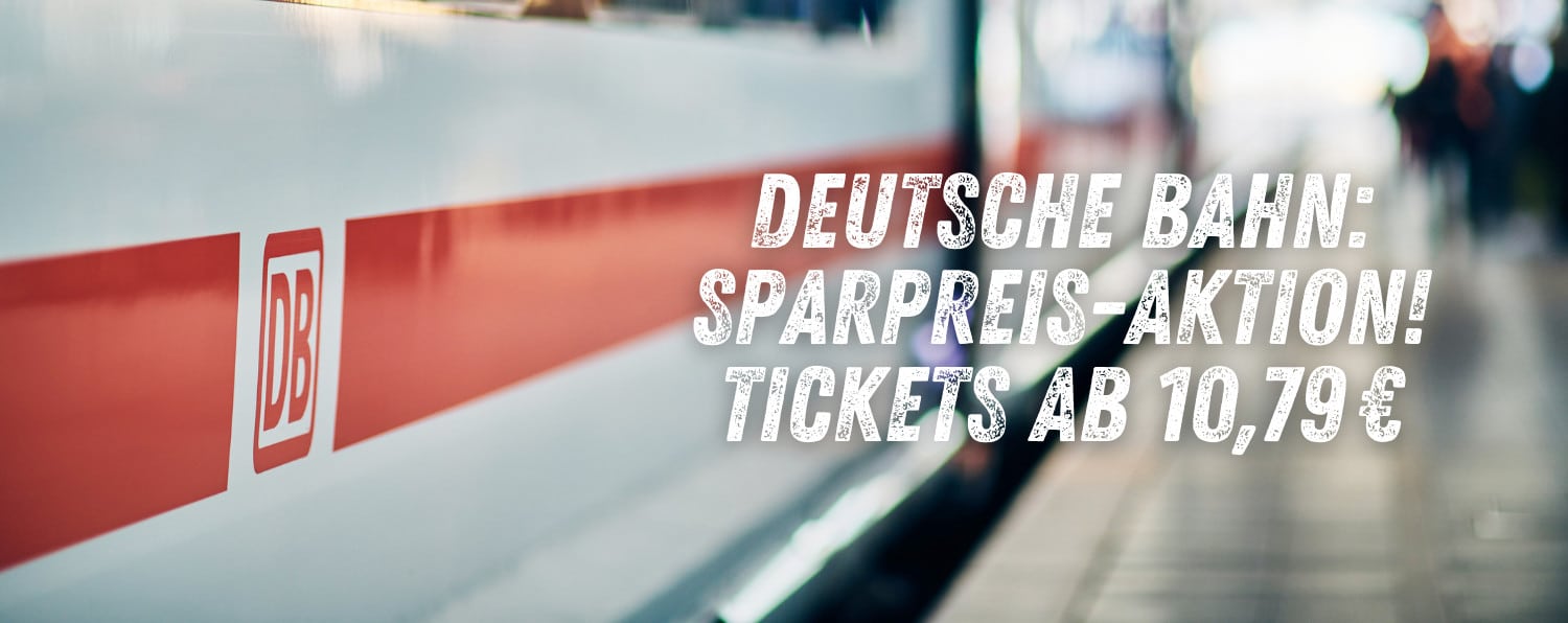 Sparpreis-Aktion bei der Deutschen Bahn