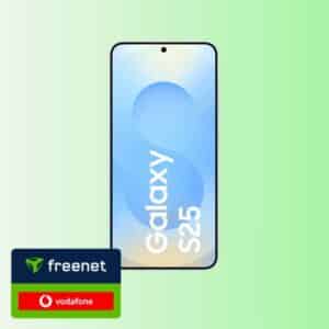 😳 Samsung Galaxy S25 (256GB) für 199€ + 20GB 5G/LTE Allnet für 24,99€/Monat + 50€ Wechselbonus (Freenet Vodafone green)