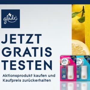 Glade Touch &amp; Electric Duftstecker gratis testen