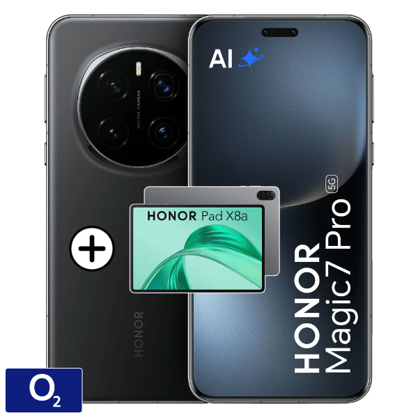 Thumbnail Eff. GRATIS: Honor Magic 7 Pro (512GB) für 59€ + GRATIS Honor Pad X8A + 300GB 5G/LTE Allnet Flat für 39,99€/Monat + 150€ Wechselbonus (o2 Mobile XL)