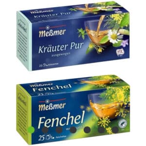 Meßmer Milde Hagebutte, Fenchel oder Kräuter 25 Teebeutel für 1,31€(statt 2,35€)