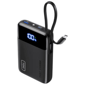 Schnell! 🚀 Absoluter NO-Brainer! 60% Ersparnis! 🫨 INIU Power Bank, 22,5W 20000mAh, integriertes USB-C Kabel, für 13,19€! 😀