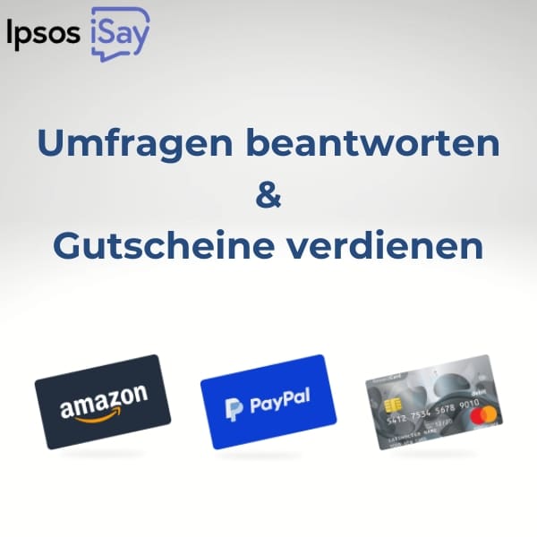 Thumbnail Ipsos iSay: Umfragen beantworten &amp; Gutscheine verdienen