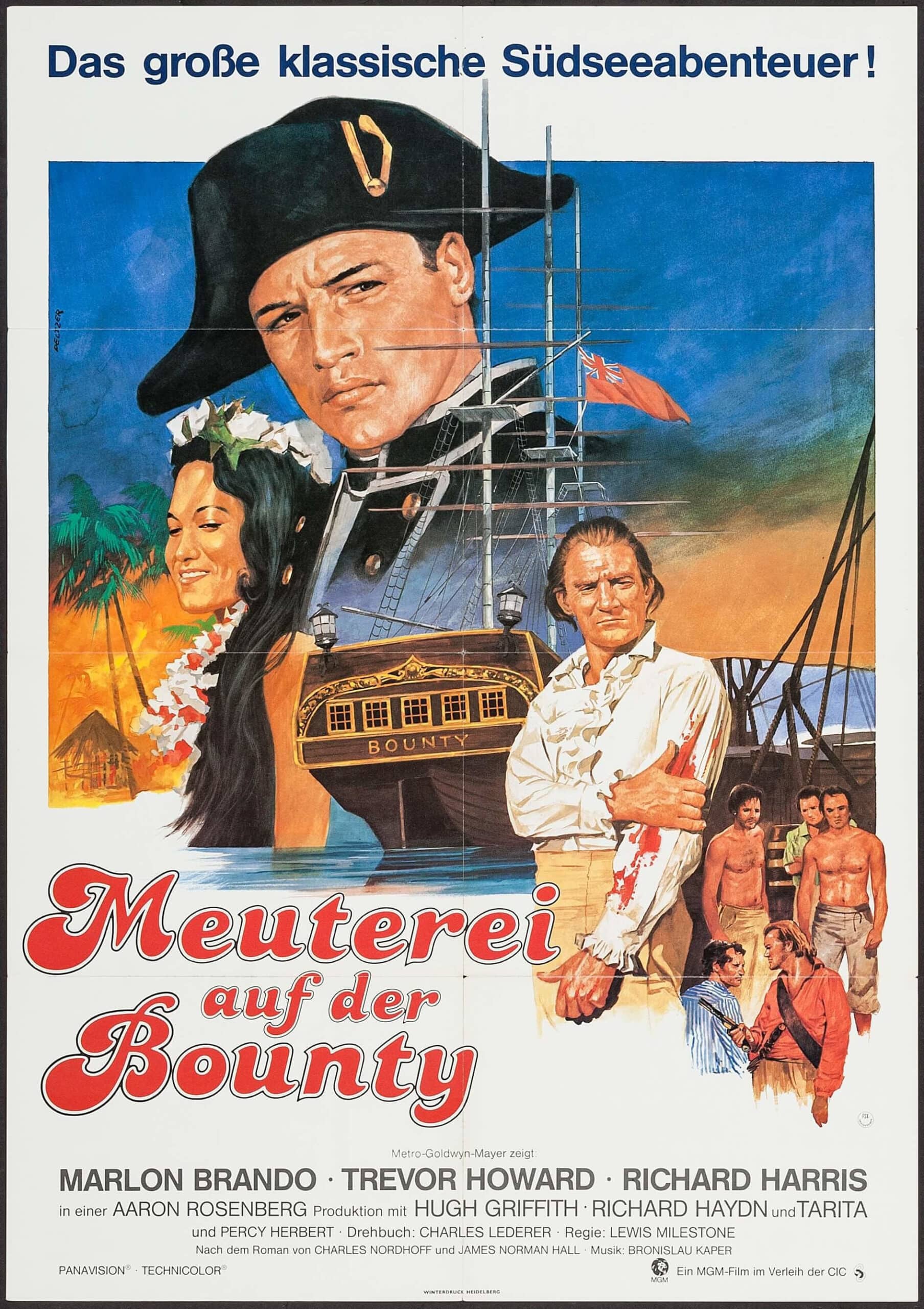 Deutsches Filmcover von Meuterei auf der Bounty