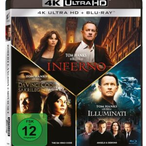 The Da Vinci Code - Sakrileg / Illuminati / Inferno (4K-UHD &#043; Blu-ray) für 22,27€ statt 28,24€