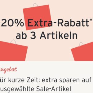 Tchibo - 20% Extra-Rabatt ab 3 Aktionsartikeln (nur bis 11.01.25)