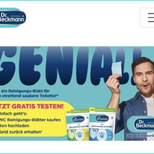 GzG - Dr. Beckmann WC Reinigungs-Blätter gratis testen