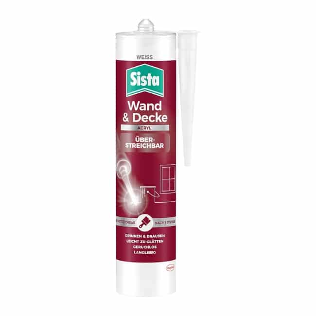 Sista Pattex Wand &amp; Decke Acryl Dichtmasse für 2,99€ (statt 4€ + Versand)