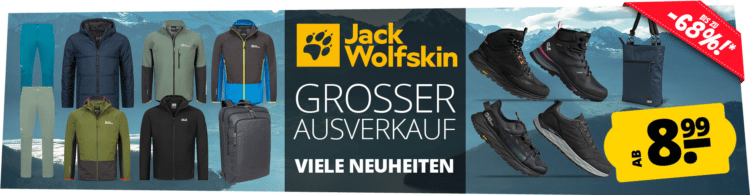 Jack Wolfskin Sale bei SportSpar