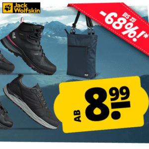 Bis zu 68% Rabatt im Jack Wolfskin Sale bei SportSpar