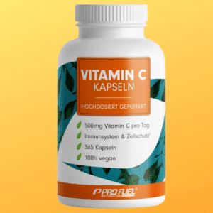 Vitamin C hochdosiert - JAHRESVORRAT: 365 Vitamin C Kapseln, 500 mg, vegan, für nur 6,34€ 🤩