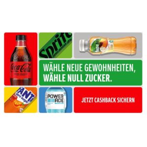 2 FLASCHEN Coca-Cola/Fanta/Mezzomix/Sprite (Jeweils ZERO) GRATIS TESTEN ODER 2€ Rabatt auf ein Multipack