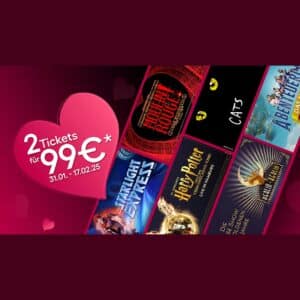 🎭👏🏻 ATG Entertainment: 2 Show Tickets für 99€ + 10€ Newsletter Rabatt – nur noch heute