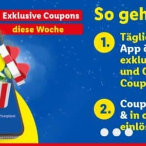 Entdecke täglich frische Coupons mit der Lidl Plus App