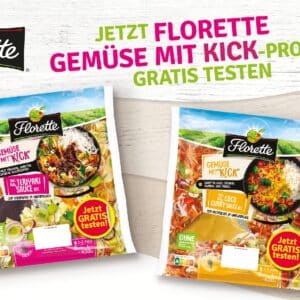 Florett Gemüse mit Kick gratis testen