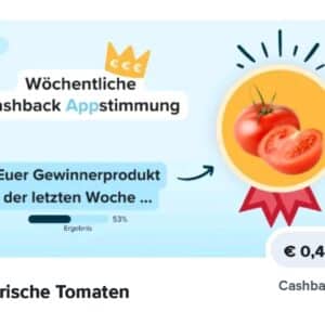 40 ct Cashback auf Tomaten