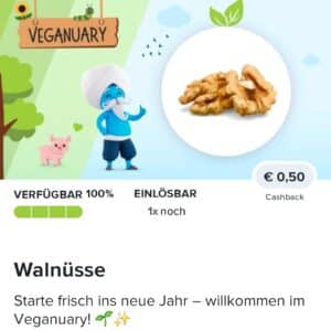 0,50€ Cashback auf Walnüsse bei Marktguru