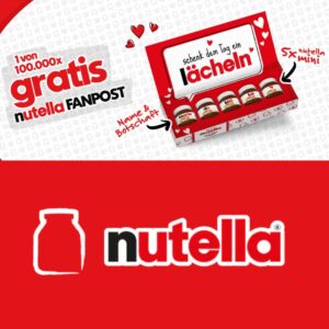 🍫♥️ nutella Fanpost - 1 von 100.000 Fanpost-Boxen