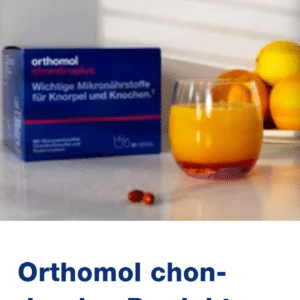 Orthomol chondroplus gratis Produktprobe - zur Unterstützung der Knorpel und Knochen! 😀💪