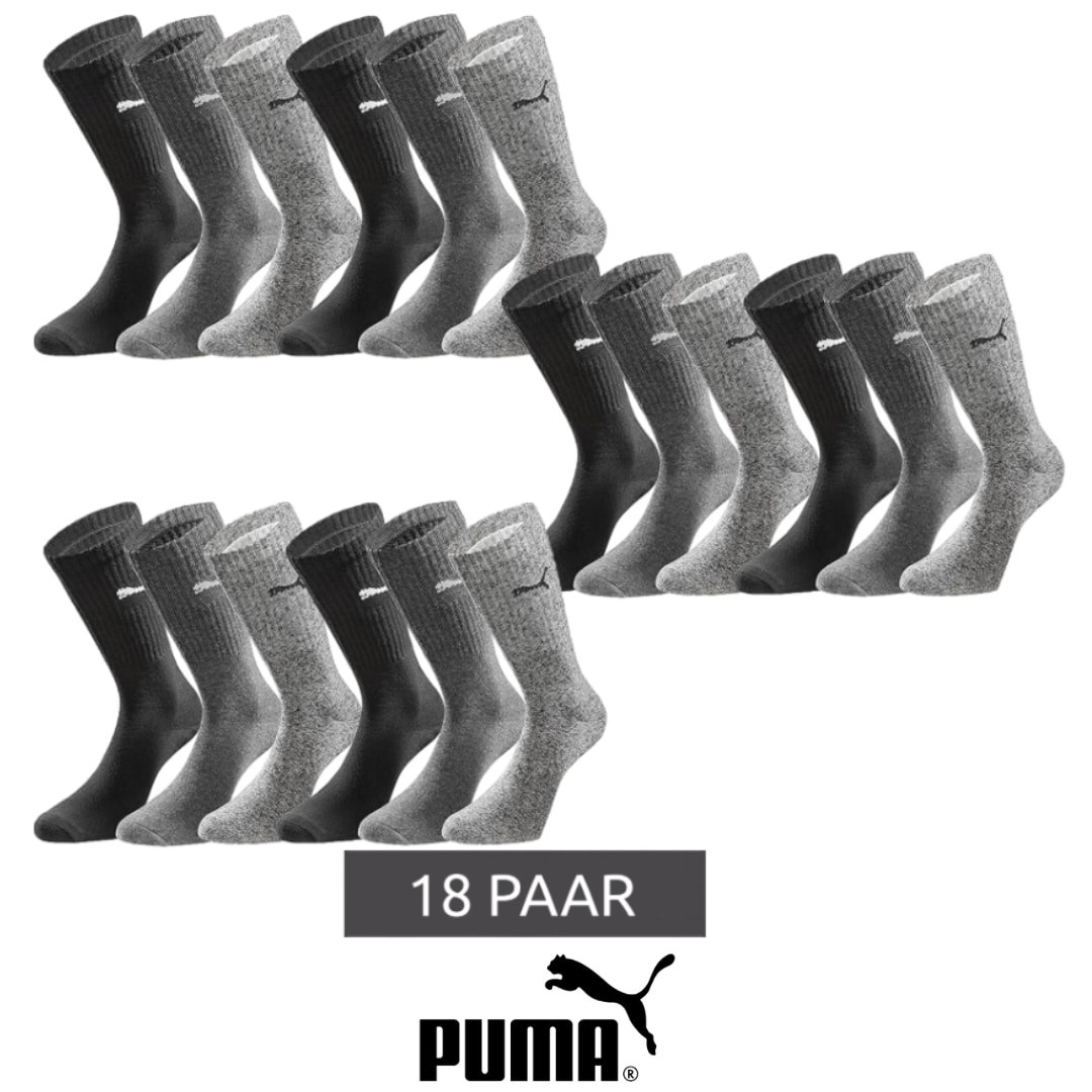 Thumbnail 🧦 18 Paar Puma Sportsocken Unisex für 30€ 👉 nur 1,67€ pro Paar