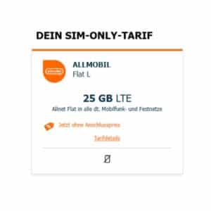 📲 25GB / 35GB LTE Vodafone Allnet für eff. 7,16€ / 9,32€ + 0€ AP (allmobil powered by otelo)