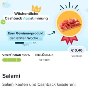 0,40€ Cashback auf Salam bei Marktguru