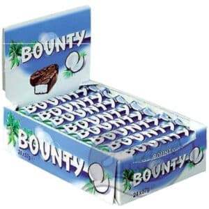 Bounty Schokoriegel, Kokos und Schokolade Geschmack, 24x 57g für 11,06€(statt 20,80€)