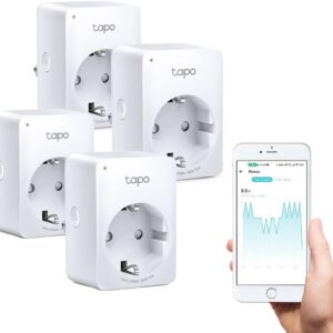 4er Pack TP-Link Tapo Smart WLAN Steckdose mit Energieverbrauchsmesser