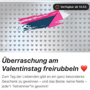 Magenta Moments ab dem 14.02.25 🎁 Überraschung am Valentinstag freirubbeln (keine Nieten!)