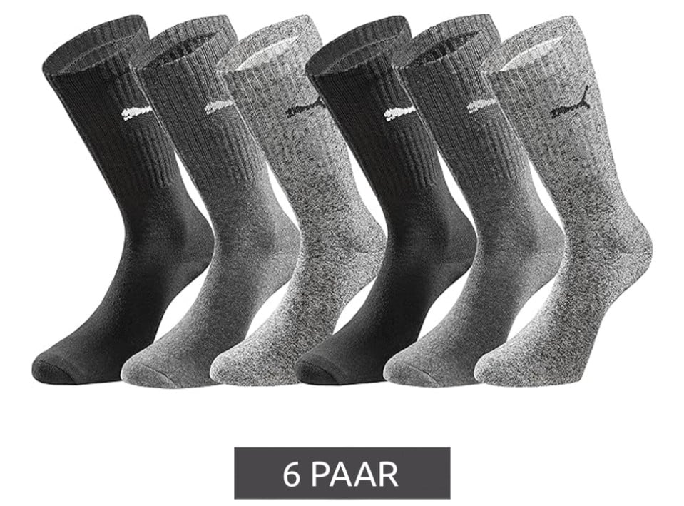 6 Puma Sportsocken, darunter steht 