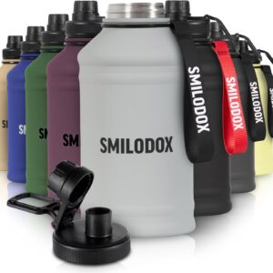 SMILODOX Edelstahl-Trinkflasche 2,2 Liter nur 13,99€ (statt 17€) - perfekt fürs Fitnessstudio oder auch fürs Wandern