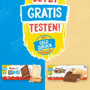 kinder Cards und kinder Duo gratis testen! 😀🍫