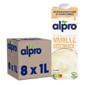 Alpro Drink auf Sojabasis mit Vanillegeschmack 8x 1L für 10,75€ (statt 17,92€)