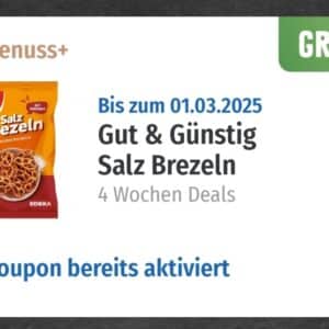 G&G Salzbrezeln gratis bei Edeka NBay LOKAL