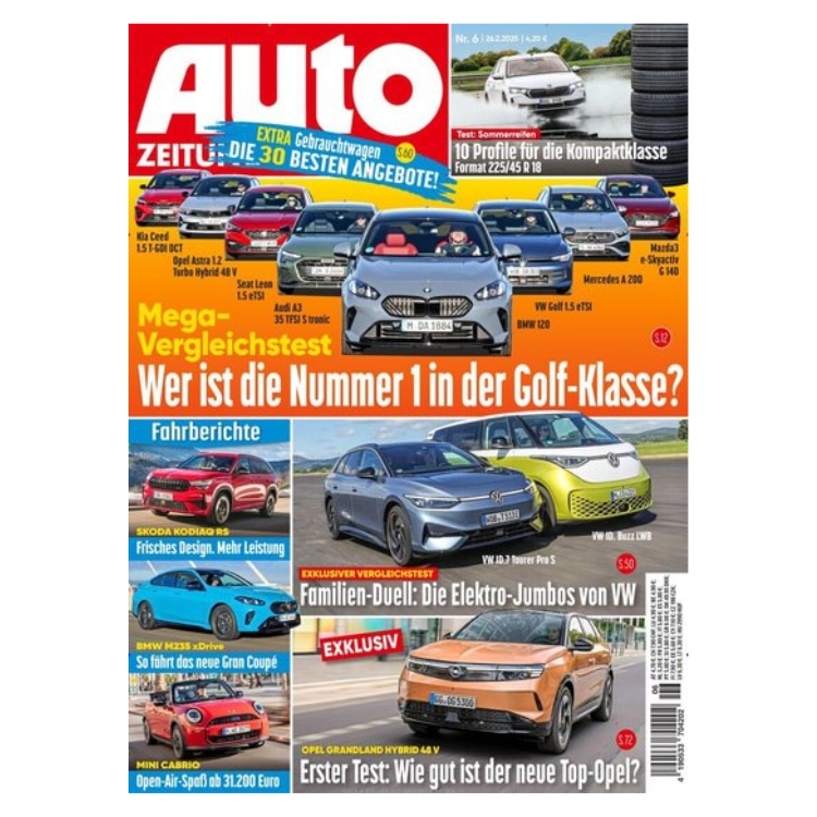 Thumbnail 🚗 Jahresabo Auto Zeitung für 123,25€ + bis zu 110€ Prämie – verschiedene Prämien