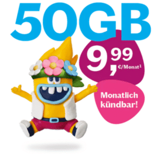 Lebara Tarife - z.B. 50GB 5G/LTE Allnet für 9,99€/Monat