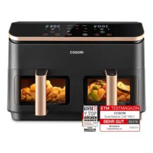 COSORI Heißluftfritteuse 8,5 L Dual Zone für 159,99€ (statt 180€)