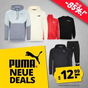 💥 SportSpar Puma Sale: Hoodies, Shirts &amp; Pants ab 12,99€