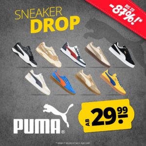 😁 PUMA Sneaker Drop bei SportSpar - bis zu 87% Rabatt!