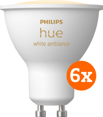 Philips Hue White Ambiance GU10 6er-Pack