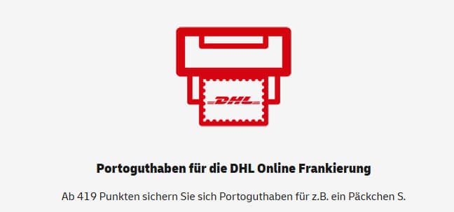 DHL Bonusprogramm Prämie