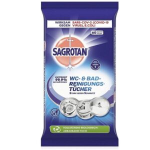 🚾 Sagrotan WC- &amp; Bad-Reinigungstücher 60 Stück für 3€ (statt 4€)