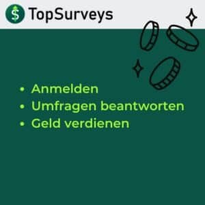 💶 TopSurveys: An Umfragen teilnehmen & Geld verdienen