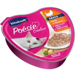 🐈 Vitakraft Katzennassfutter Poésie Pute in Käsesauce 15 Packungen a 85g für 5,93€ (statt 8,85€)