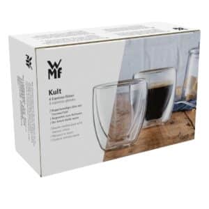 ☕ WMF Kult Espressotassen doppelwandig 6-teilig für 24,39€ (statt 33€)