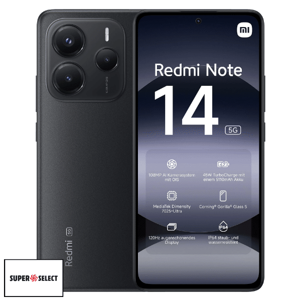 Thumbnail Xiaomi Redmi Note 14 5G (256GB) für 19€ + 25GB LTE Allnet + 30€ Wechselbonus für 9,99€/Monat (Super Select S On)