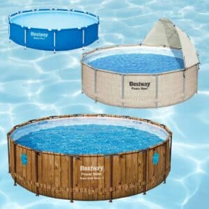 🏊‍♂️ Bestway Pools zu Bestpreisen z.B. Bestway Power Steel 396x107cm Pool mit Filterpumpe für 194,90€ statt 368€