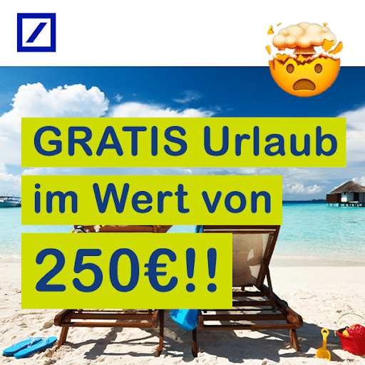 Thumbnail 🤯 TRICK: GRATIS-URLAUB im Wert von 250€ durch Konto-Abschluss!