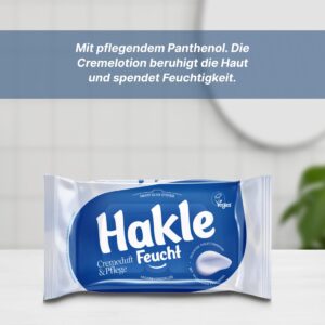 🧻 Hakle Feuchtes Toilettenpapier Cremeduft & Pflege 12 Packungen für 16,14€ (statt 19,80€)